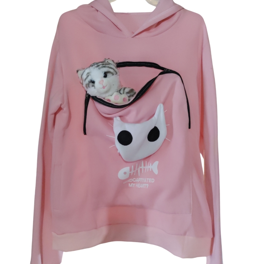 Kitty Hoodie size large